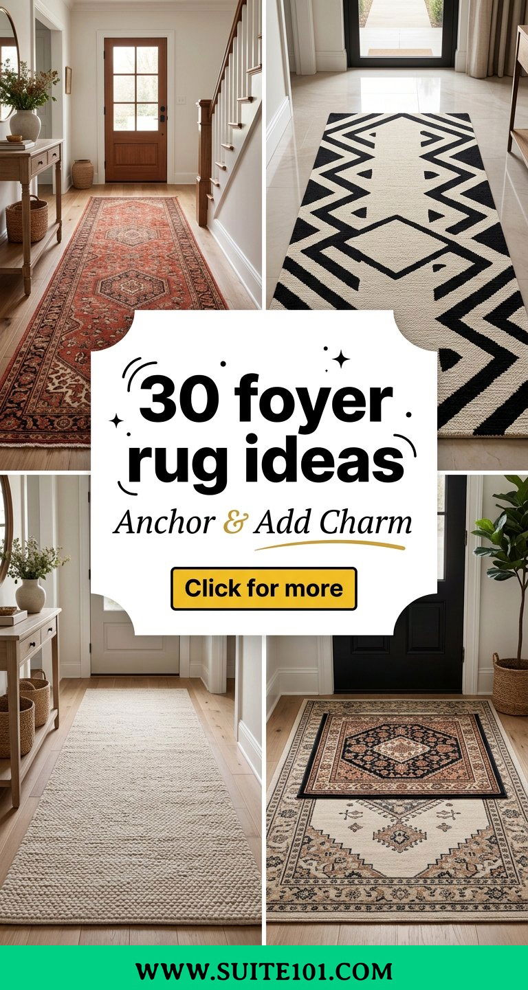 30 foyer rug ideas To Anchor Your Space And Add Instant Charm - 30 foyer rug ideas To Anchor Your Space And Add Instant Charm