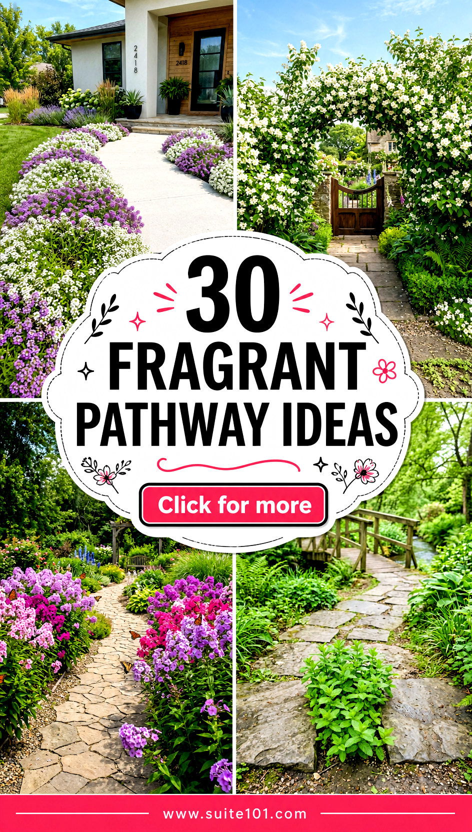 30 fragrant pathway ideas To Guide Guests With Sweet Blooms - 30 fragrant pathway ideas To Guide Guests With Sweet Blooms
