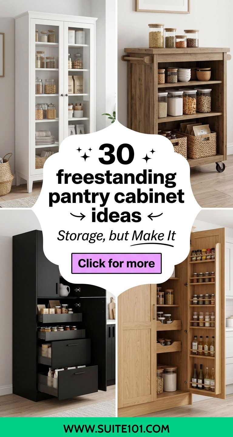 30 freestanding pantry cabinet ideas For Smarter Storage Anywhere - 30 freestanding pantry cabinet ideas For Smarter Storage Anywhere