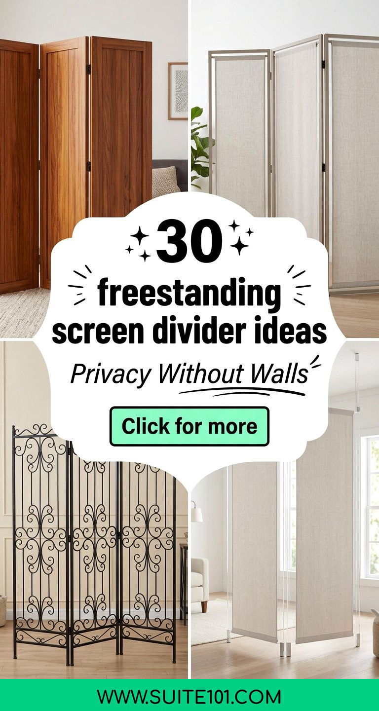 30 freestanding screen divider ideas For Privacy Without Walls - 30 freestanding screen divider ideas For Privacy Without Walls
