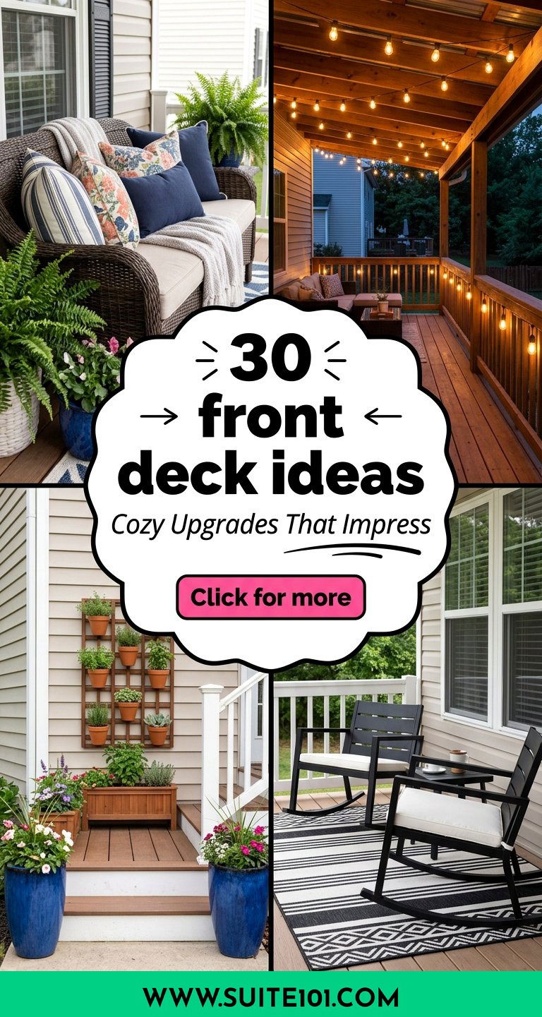 30 front deck ideas cozy upgrades that impress guests fast - 30 front deck ideas: cozy upgrades that impress guests fast