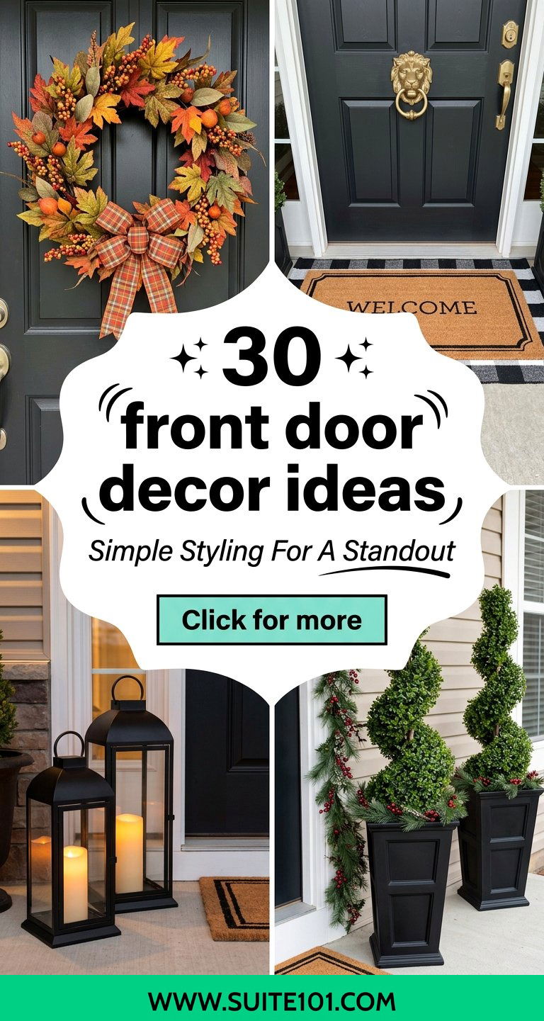 30 front door decor ideas simple styling for a standout entry - 30 front door decor ideas: simple styling for a standout entry