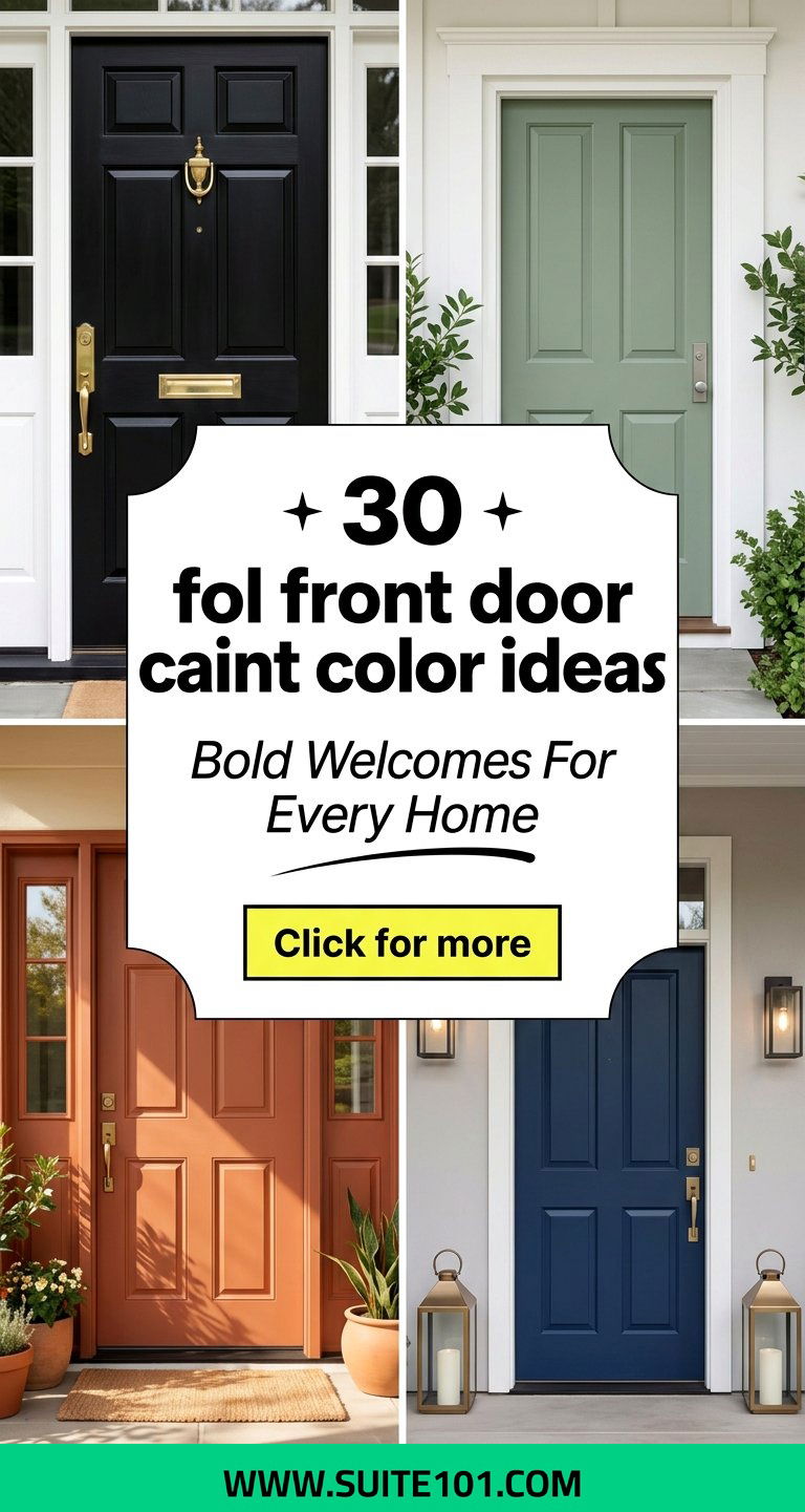 30 front door paint color ideas bold welcomes for every home - 30 front door paint color ideas: bold welcomes for every home
