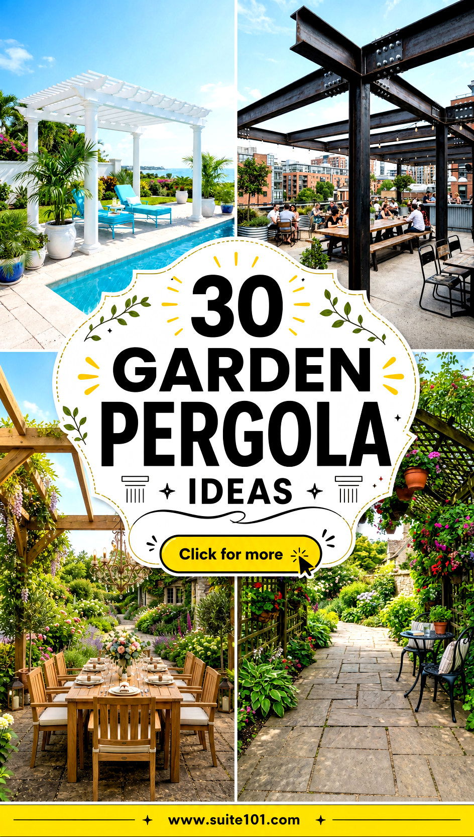 30 garden pergola ideas Build Shade Style and Garden Wow - 30 garden pergola ideas: Build Shade, Style, and Garden Wow