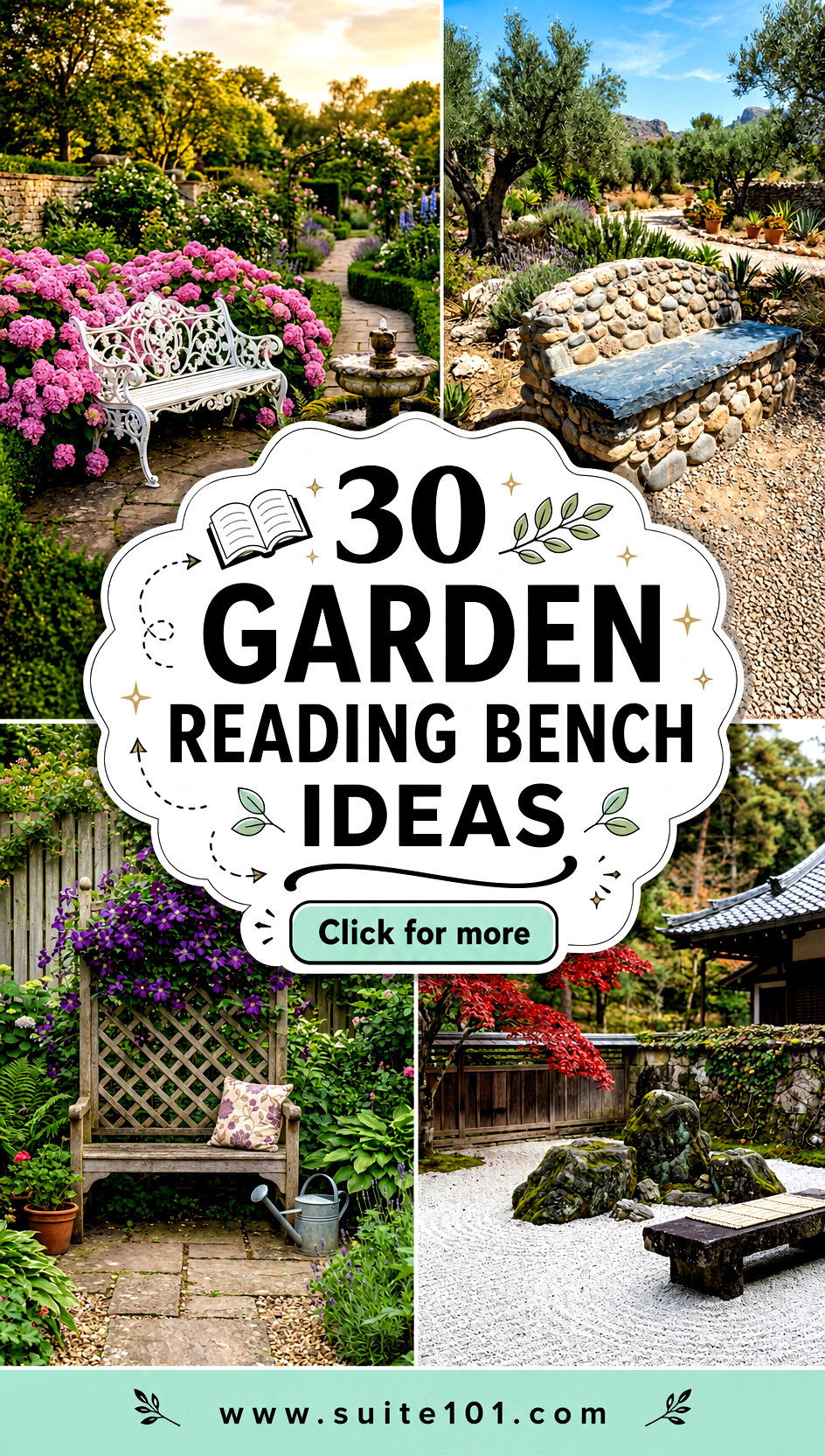 30 garden reading bench ideas Cozy Seating for Your Best Spot - 30 garden reading bench ideas: Cozy Seating for Your Best Spot