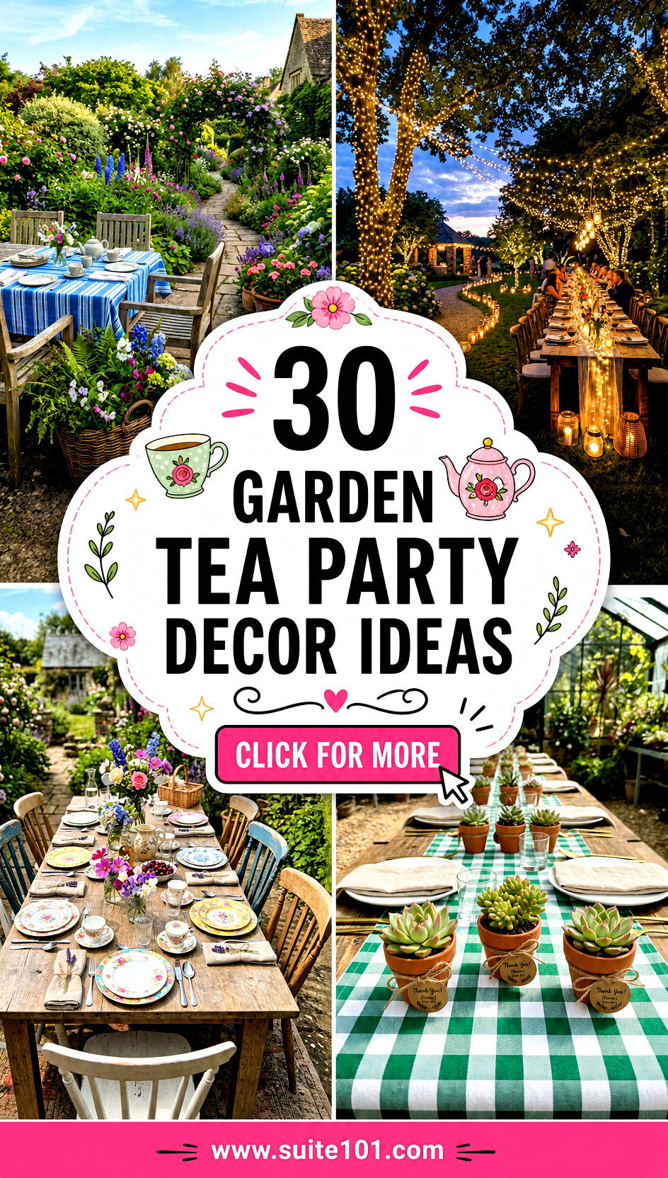 30 garden tea party decor ideas Pretty Touches for Any Day - 30 garden tea party decor ideas: Pretty Touches for Any Day