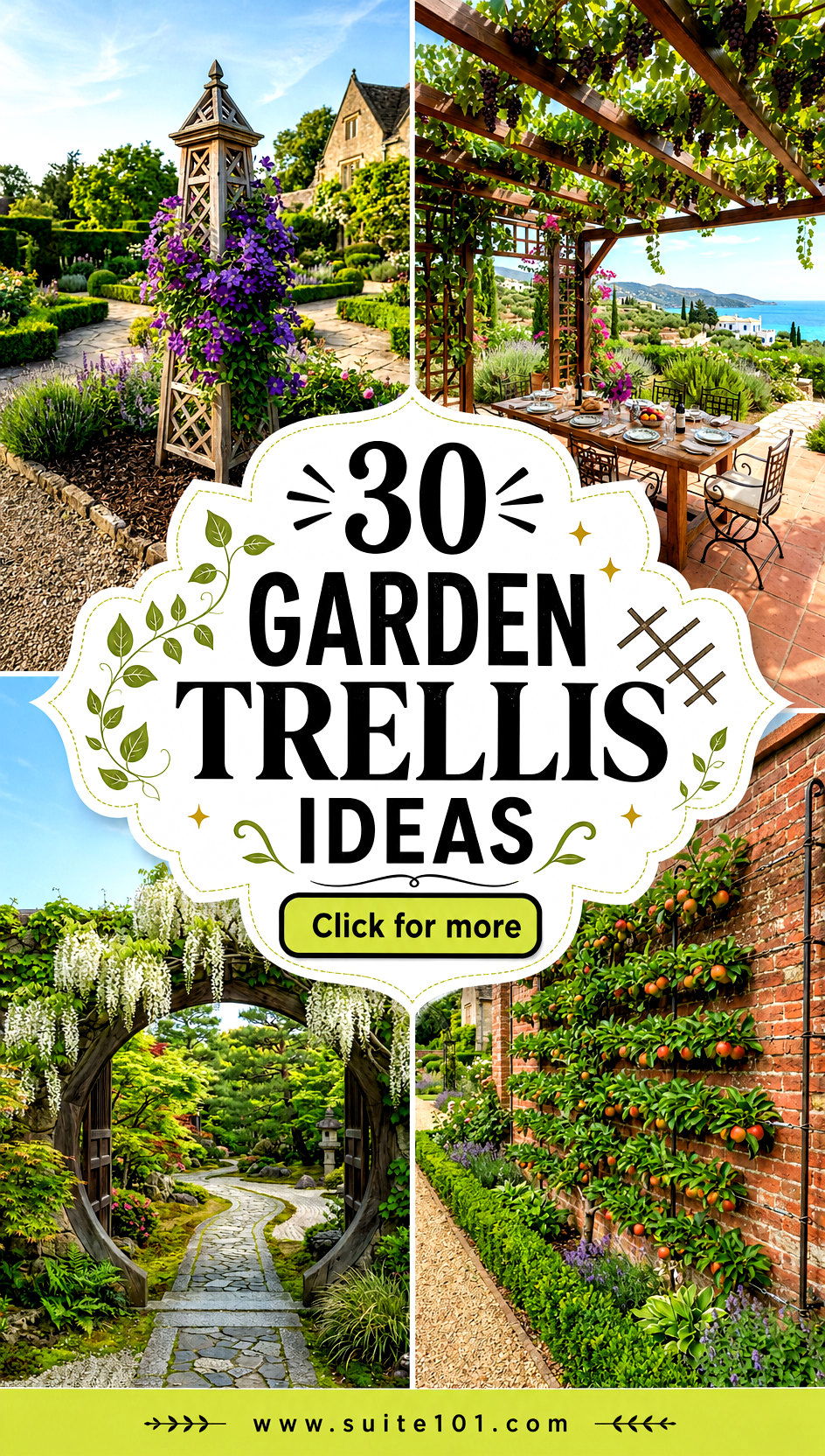 30 garden trellis ideas Grow Beautiful Vines Vertically - 30 garden trellis ideas: Grow Beautiful Vines Vertically
