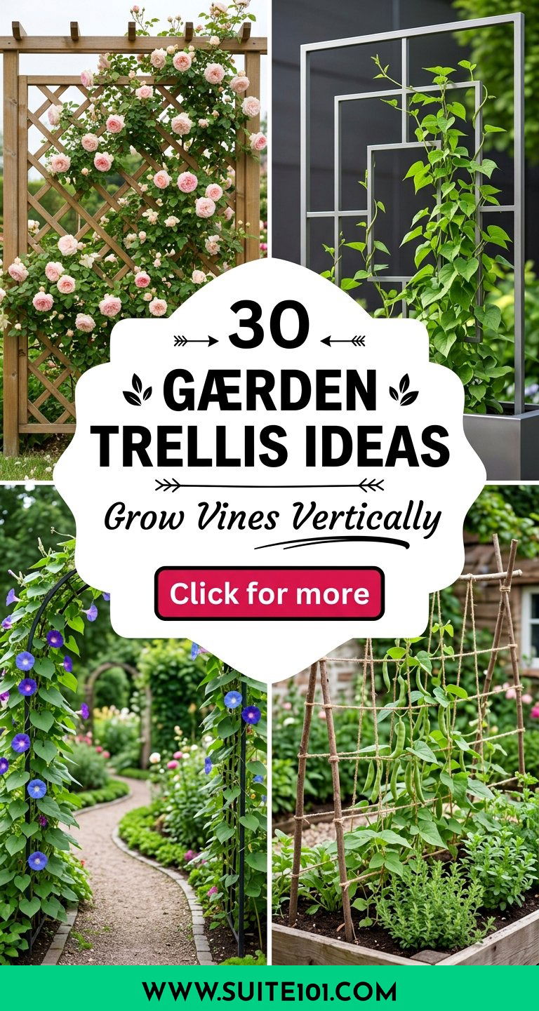 30 garden trellis ideas Grow Beautiful Vines Vertically - 30 garden trellis ideas: Grow Beautiful Vines Vertically