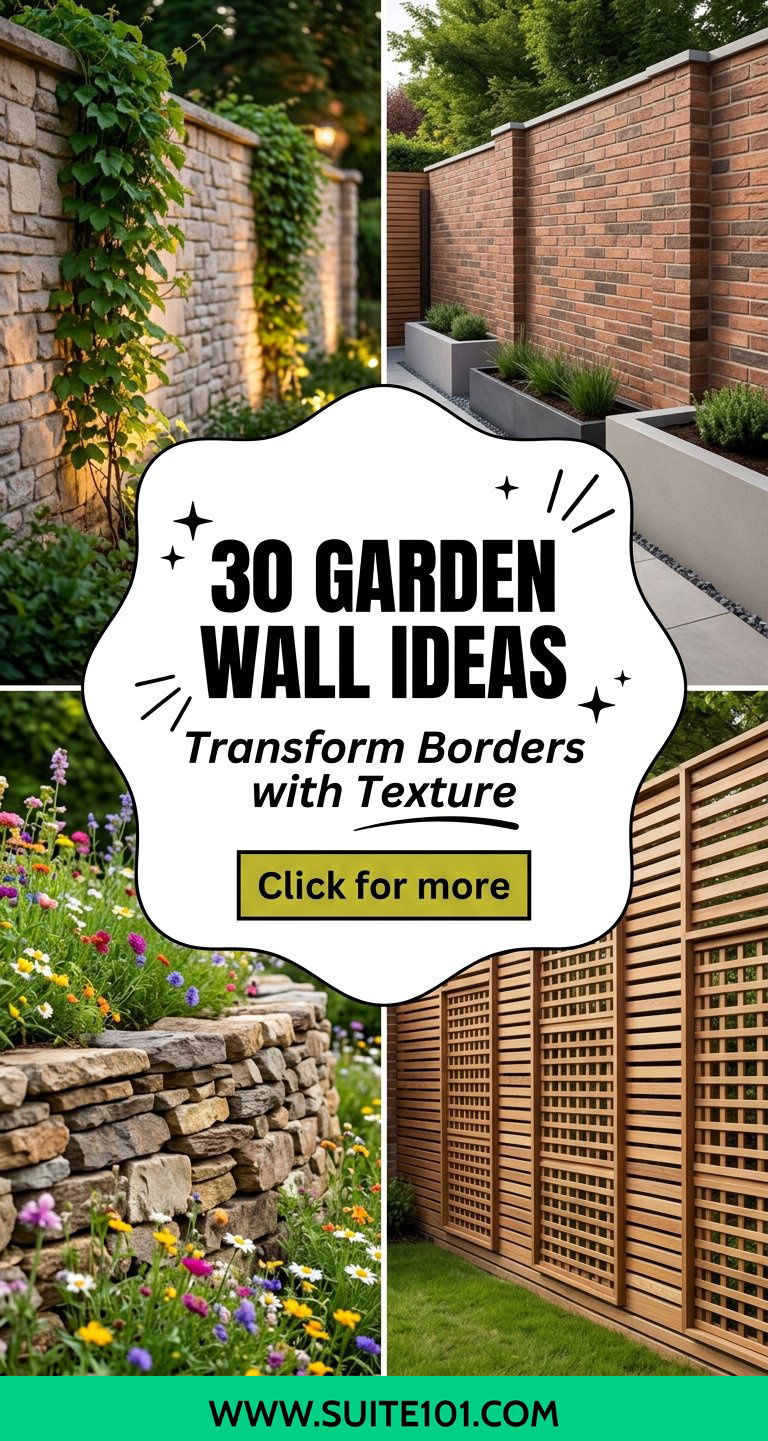 30 garden wall ideas Transform Borders with Texture and Style - 30 garden wall ideas: Transform Borders with Texture and Style