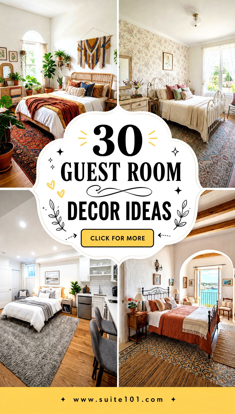 30 guest room decor ideas for a Gorgeous Welcome Retreat - 30 guest room decor ideas for a Gorgeous Welcome Retreat