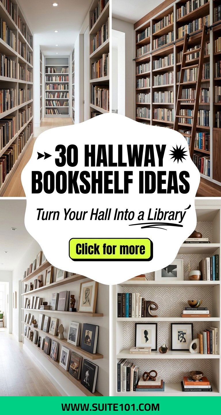 30 hallway bookshelf ideas to Turn Your Hall Into a Library - 30 hallway bookshelf ideas to Turn Your Hall Into a Library