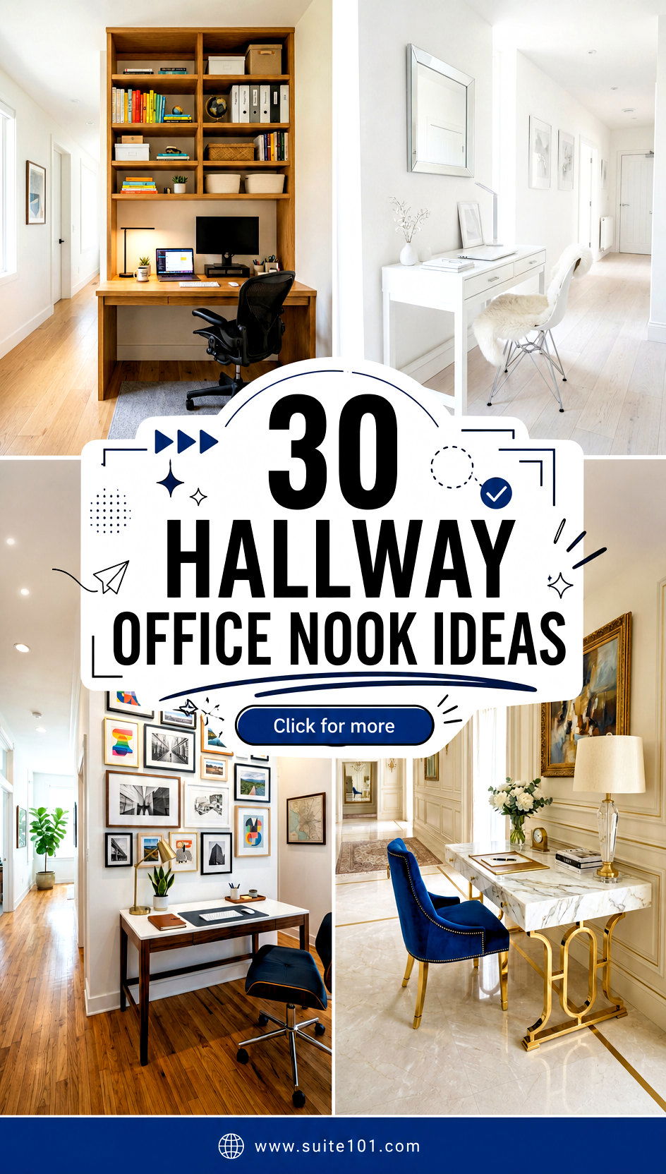 30 hallway office nook ideas to Work Smarter in Style Today - 30 hallway office nook ideas to Work Smarter in Style Today