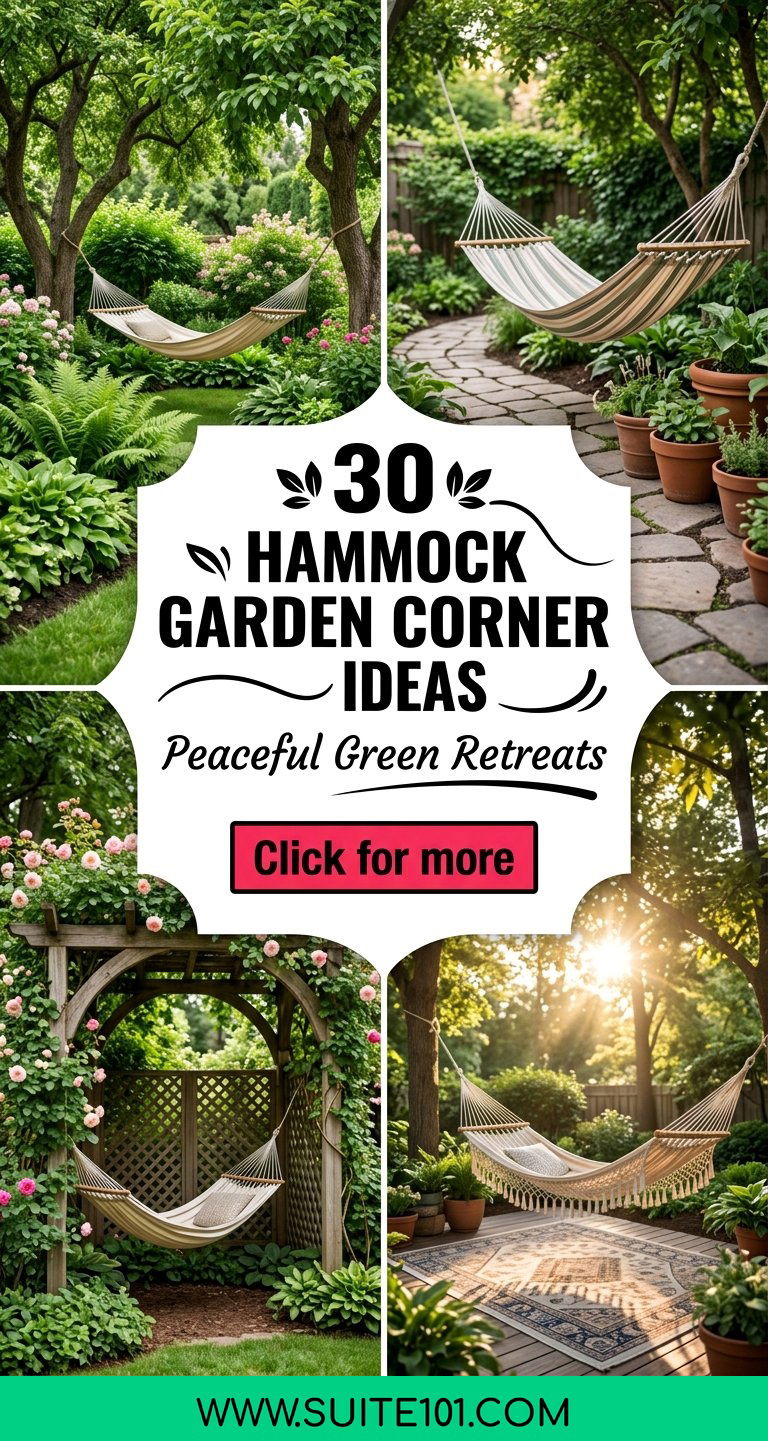 30 hammock garden corner ideas for Peaceful Green Retreats - 30 hammock garden corner ideas for Peaceful Green Retreats