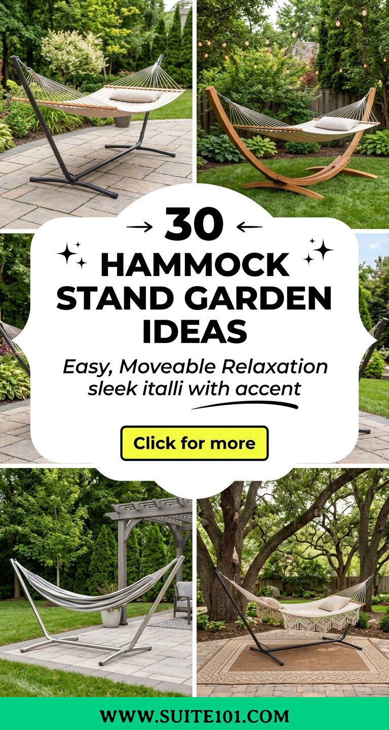 30 hammock stand garden ideas for Easy Moveable Relaxation - 30 hammock stand garden ideas for Easy, Moveable Relaxation