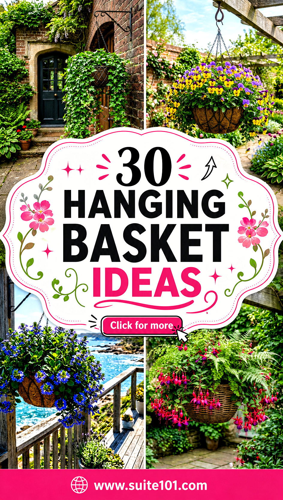 30 hanging basket ideas to Boost Colorful Curb Appeal Fast - 30 hanging basket ideas to Boost Colorful Curb Appeal Fast