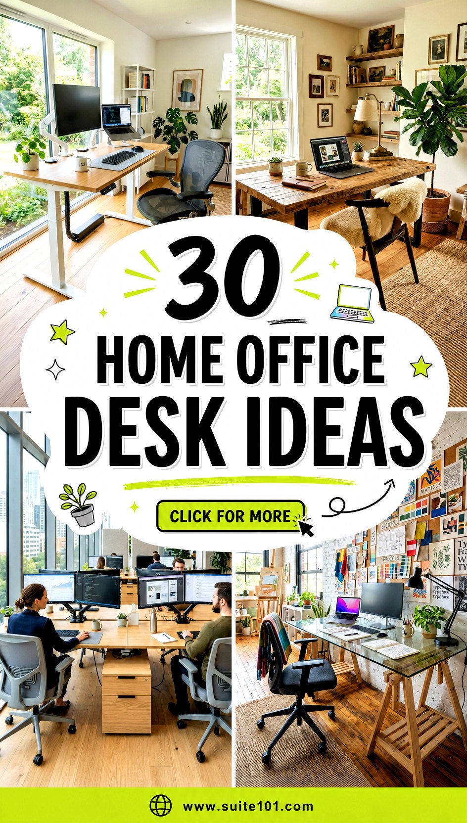 30 home office desk ideas to Boost Focus and Keep Your Day Moving - 30 home office desk ideas to Boost Focus and Keep Your Day Moving