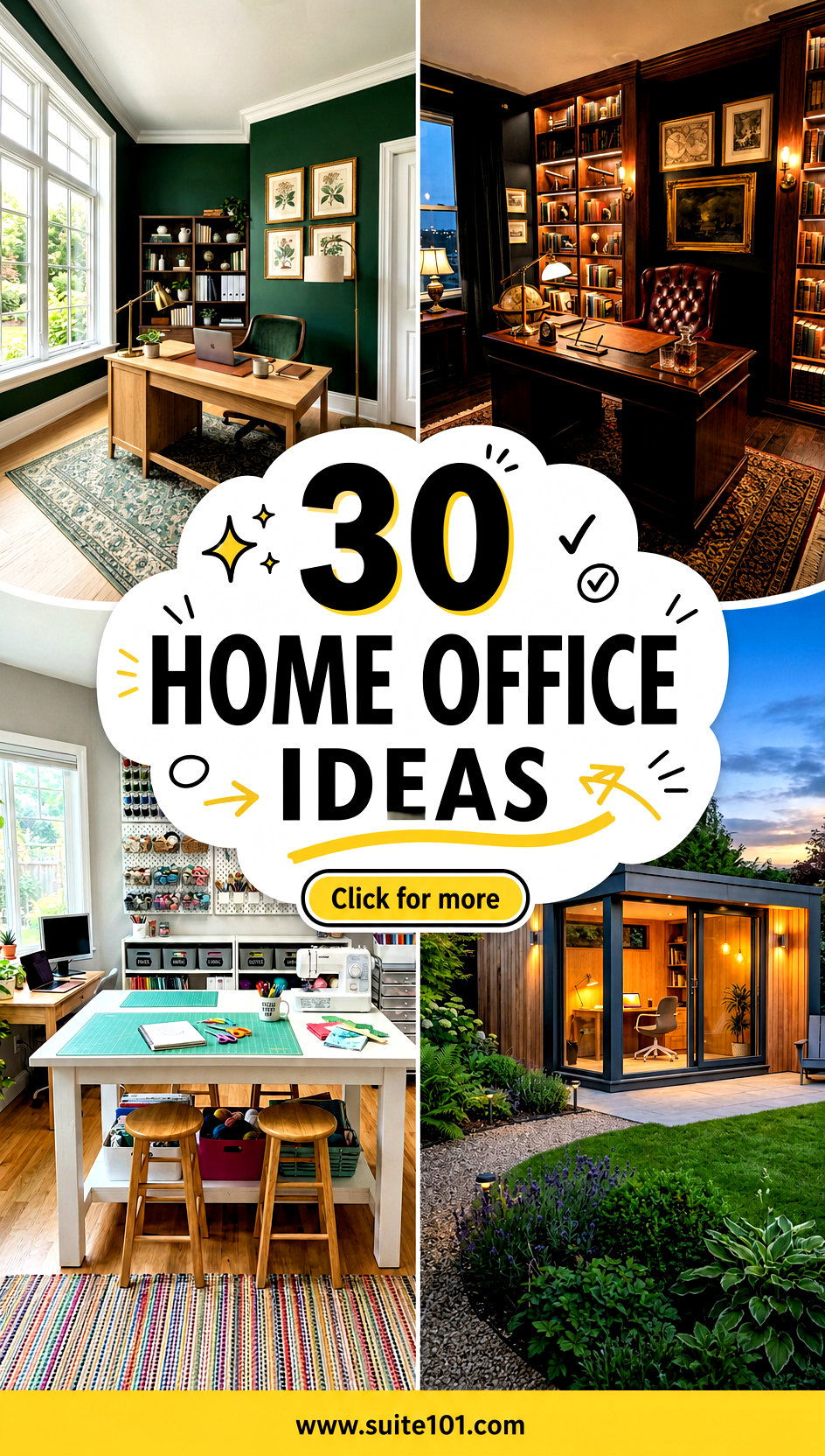 30 home office ideas for a Productive Setup Youll Love Every Day - 30 home office ideas for a Productive Setup You'll Love Every Day