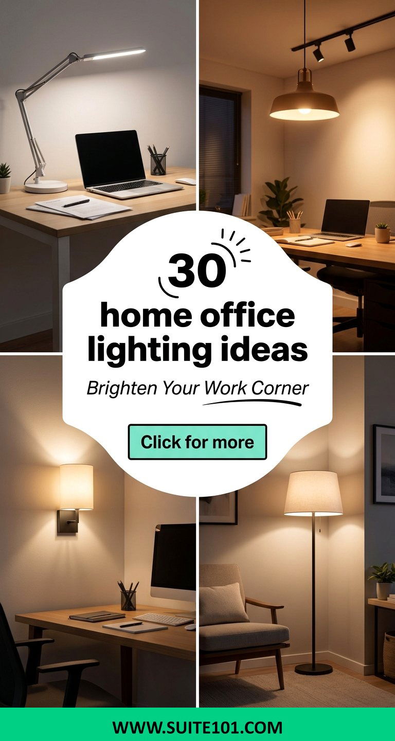 30 home office lighting ideas to Brighten Corner for Better Work - 30 home office lighting ideas to Brighten Corner for Better Work