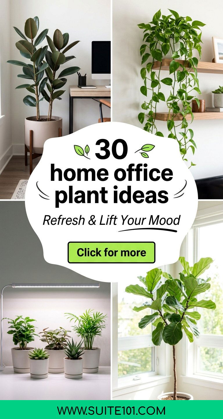 30 home office plant ideas to Refresh Space and Lift Your Mood - 30 home office plant ideas to Refresh Space and Lift Your Mood