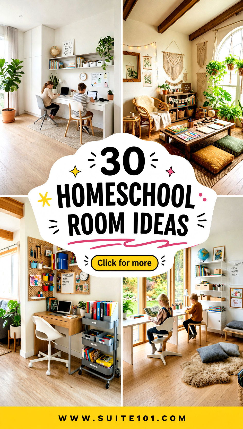 30 homeschool room ideas to Create a Learning Hub for Kids - 30 homeschool room ideas to Create a Learning Hub for Kids