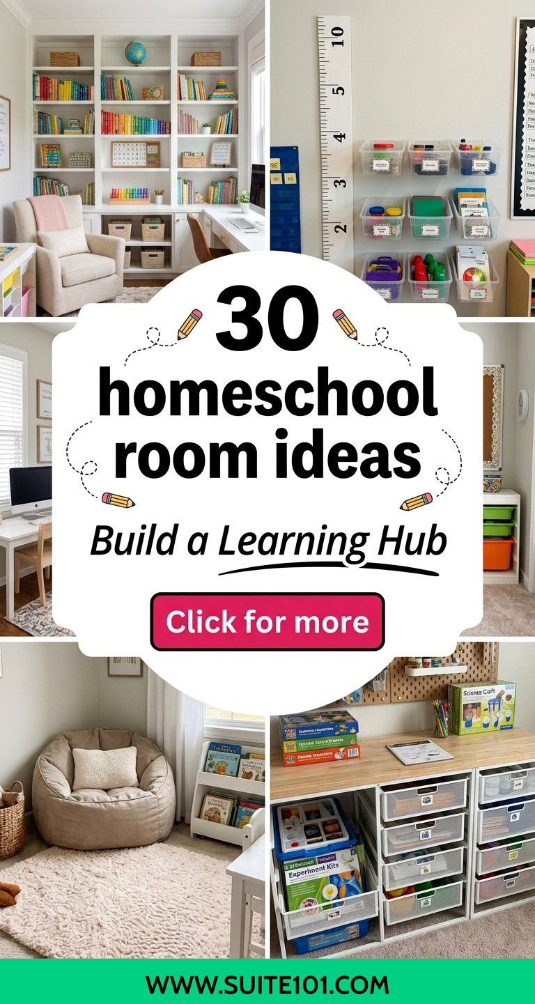 30 homeschool room ideas to Create a Learning Hub for Kids - 30 homeschool room ideas to Create a Learning Hub for Kids