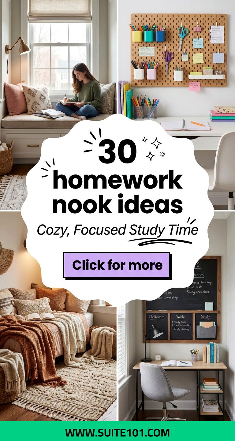 30 homework nook ideas to Make Study Time Cozy and Productive - 30 homework nook ideas to Make Study Time Cozy and Productive