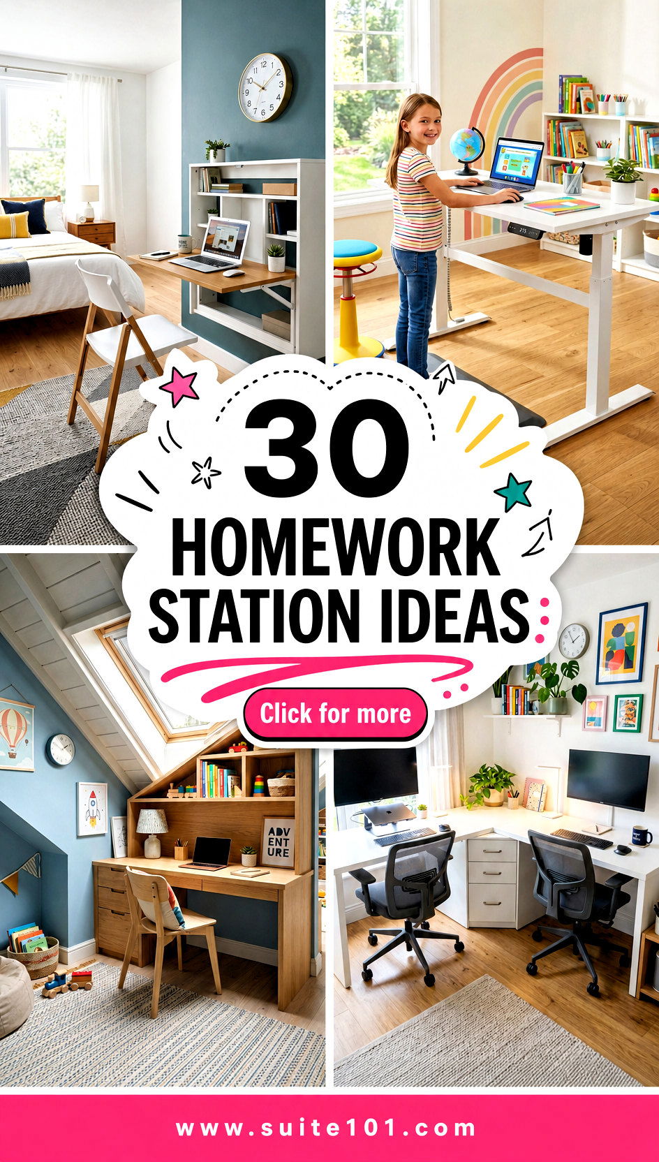 30 homework station ideas to Keep Kids Focused and Organized - 30 homework station ideas to Keep Kids Focused and Organized