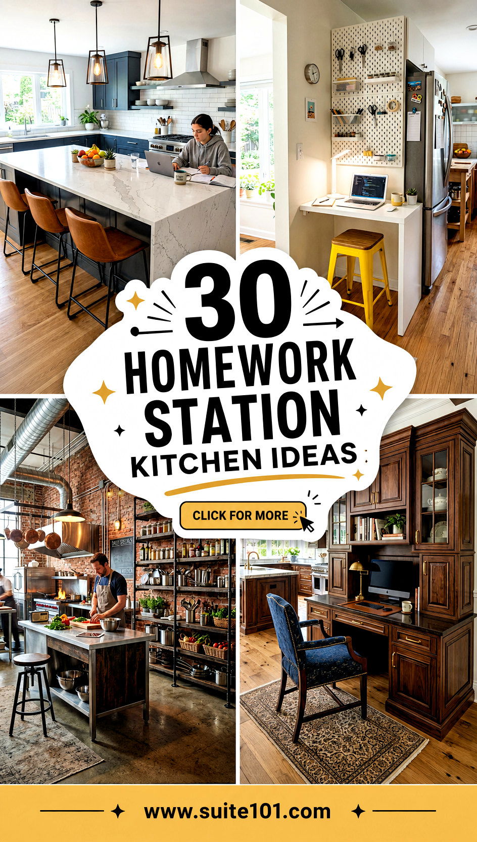 30 homework station kitchen ideas for Days and Easy Cleanup - 30 homework station kitchen ideas for Days and Easy Cleanup