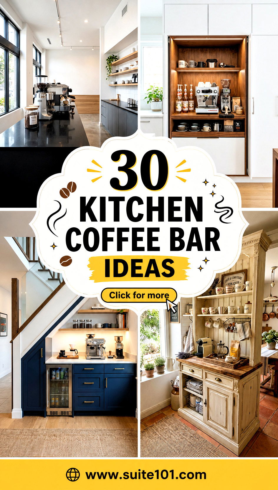 30 kitchen coffee bar ideas Brew Style and Entertain - 30 kitchen coffee bar ideas: Brew, Style, and Entertain