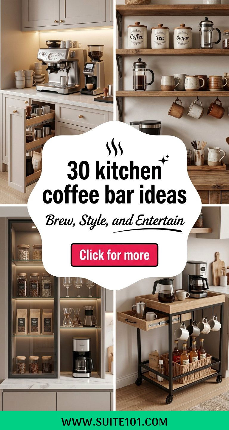 30 kitchen coffee bar ideas Brew Style and Entertain - 30 kitchen coffee bar ideas: Brew, Style, and Entertain