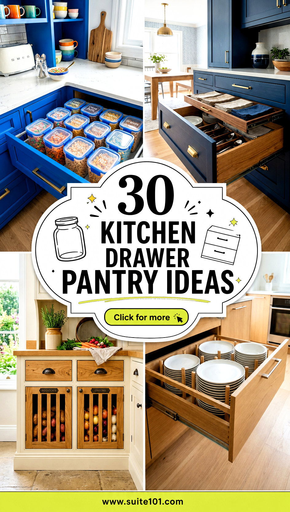 30 kitchen drawer pantry ideas Hidden Storage Youll Love - 30 kitchen drawer pantry ideas: Hidden Storage You'll Love