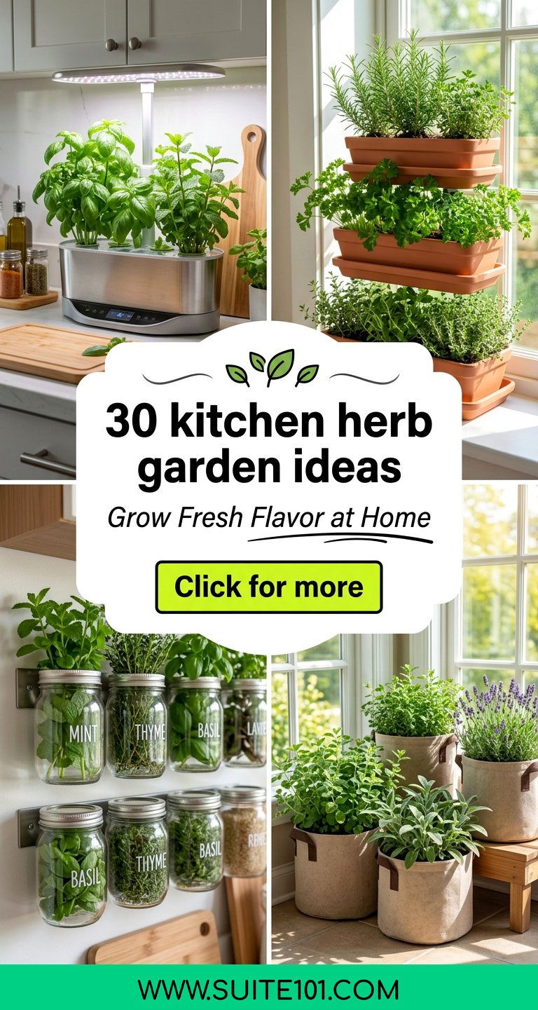 30 kitchen herb garden ideas Grow Fresh Flavor at Home - 30 kitchen herb garden ideas: Grow Fresh Flavor at Home