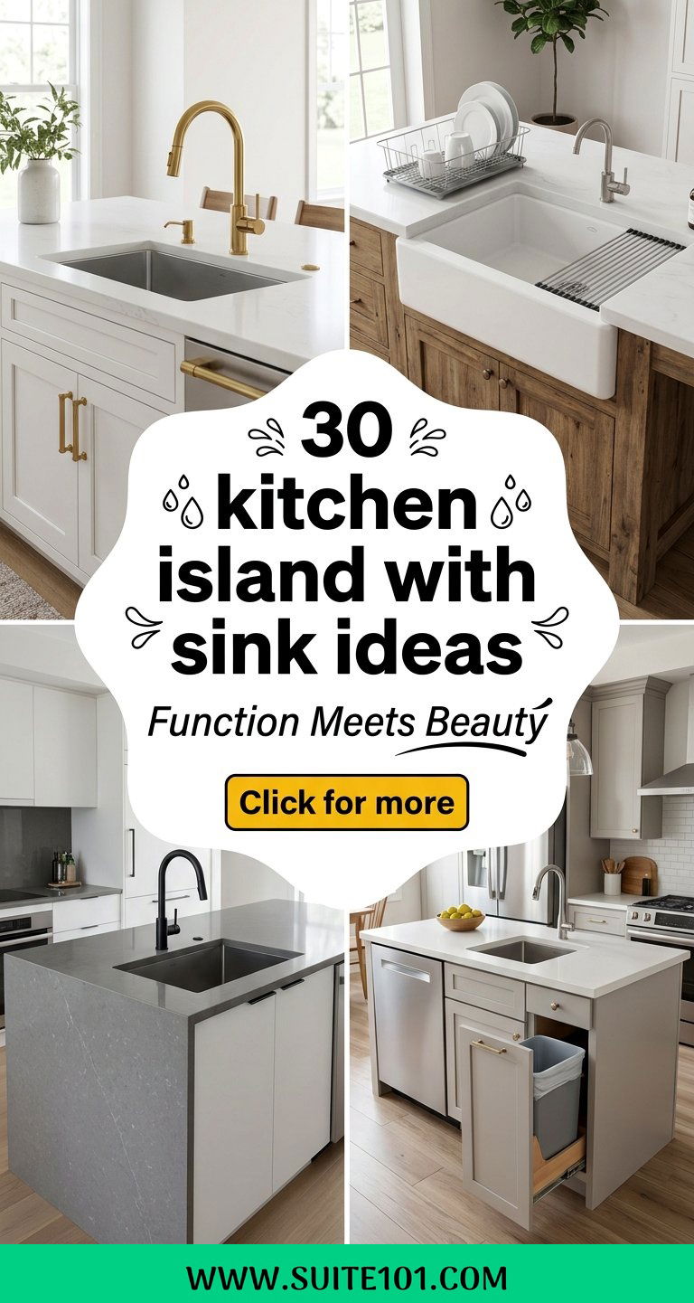 30 kitchen island with sink ideas Function Meets Beauty - 30 kitchen island with sink ideas: Function Meets Beauty
