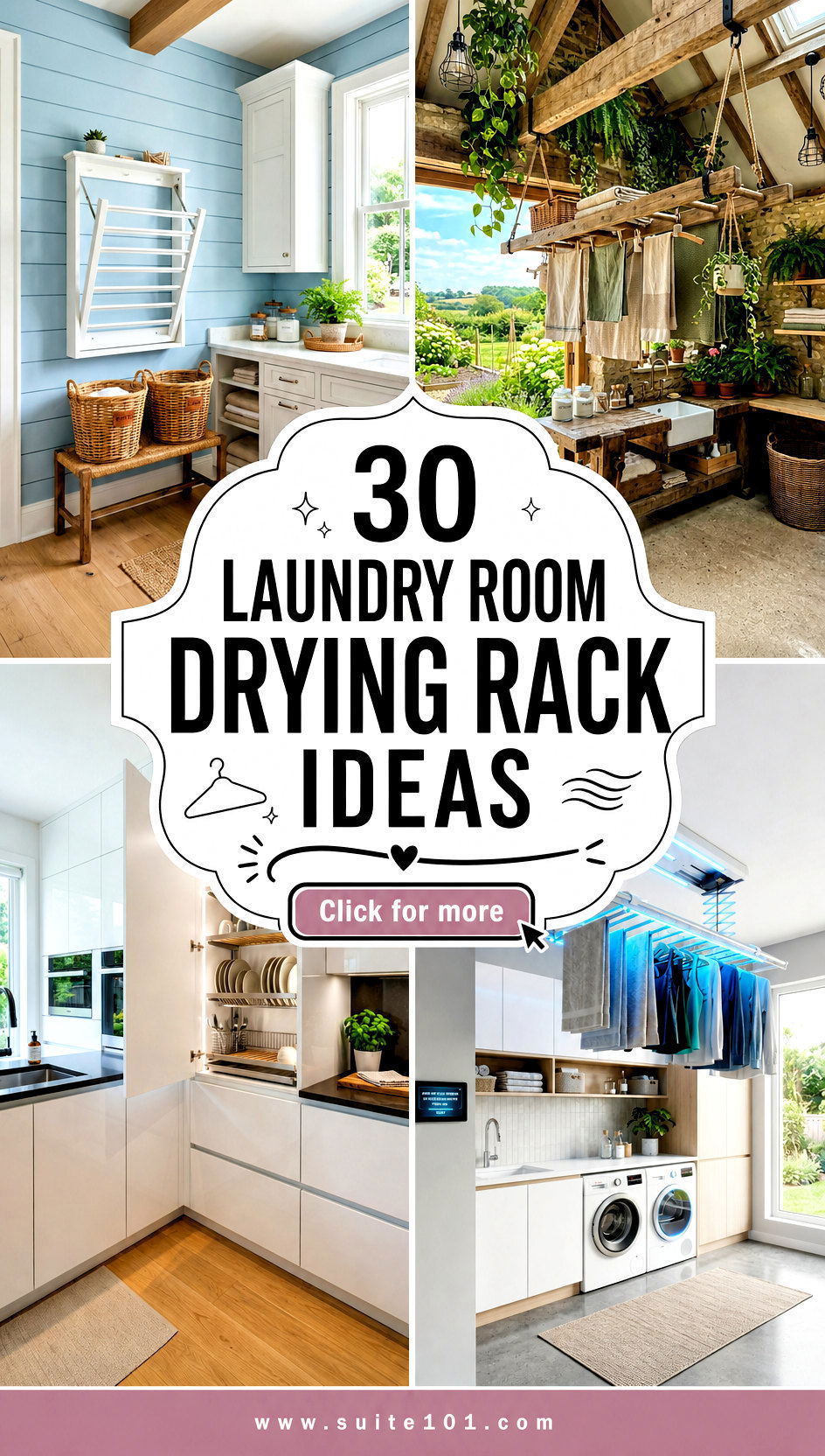 30 laundry room drying rack ideas Space-Saving Air Dry Setups - 30 laundry room drying rack ideas: Space-Saving Air Dry Setups