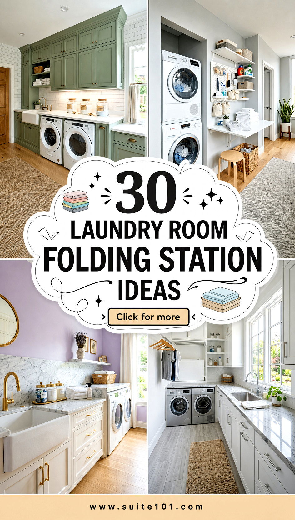 30 laundry room folding station ideas Smarter Folding Zones - 30 laundry room folding station ideas: Smarter Folding Zones