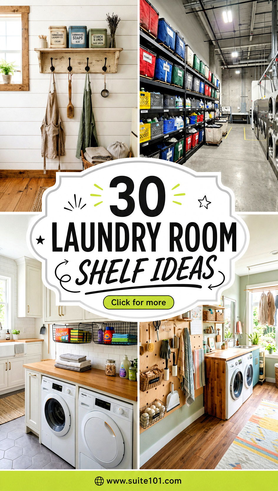 30 laundry room shelf ideas Pretty Shelving That Holds Everything - 30 laundry room shelf ideas: Pretty Shelving That Holds Everything