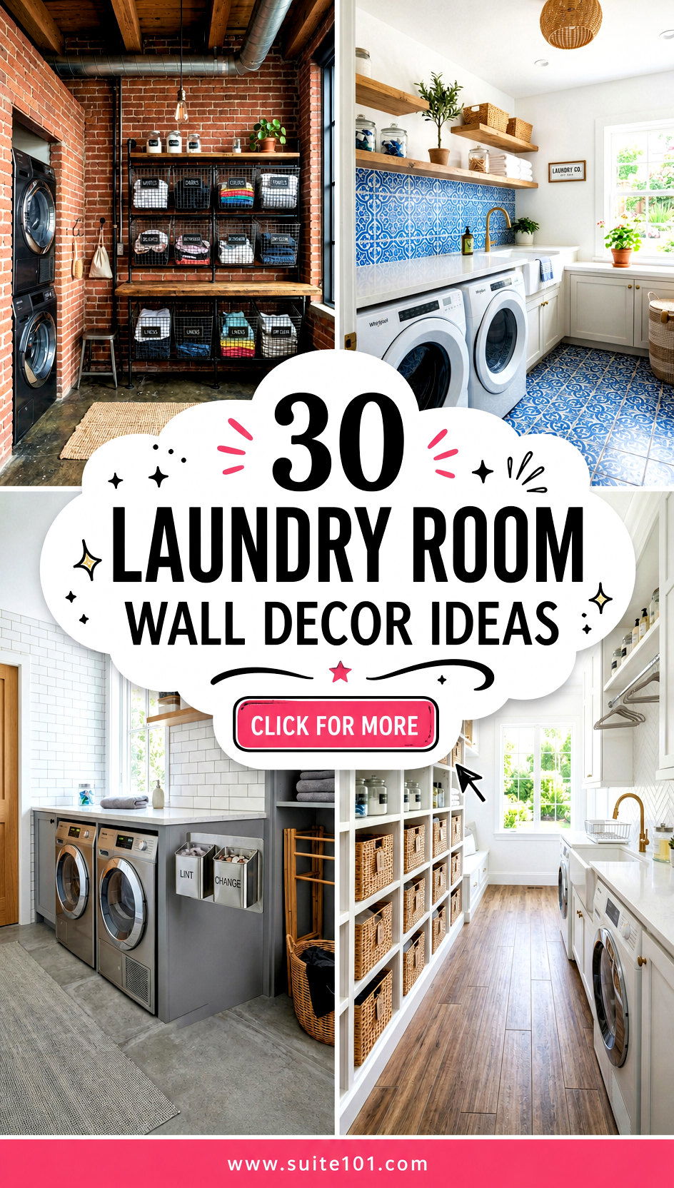 30 laundry room wall decor ideas Style Up Your Laundry Space Fast - 30 laundry room wall decor ideas: Style Up Your Laundry Space Fast