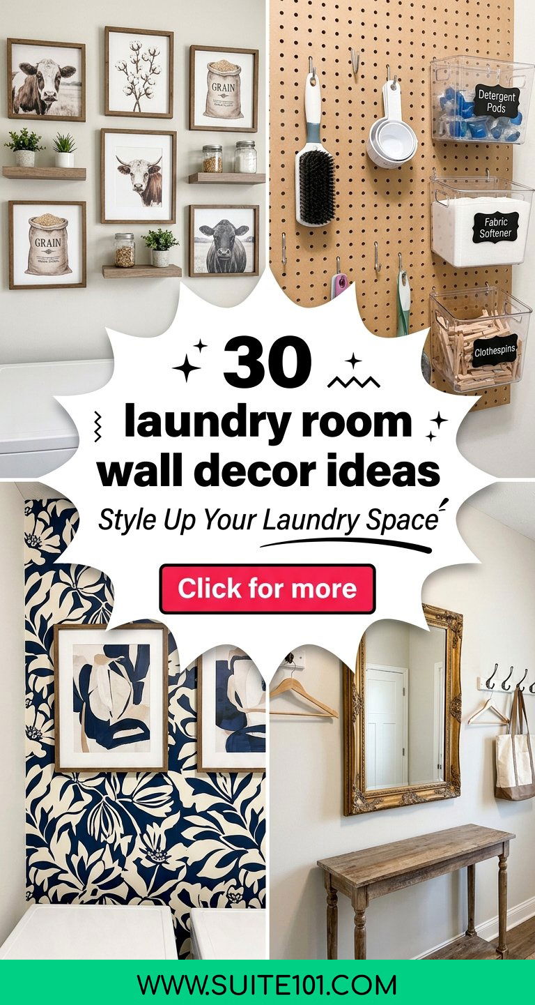 30 laundry room wall decor ideas Style Up Your Laundry Space Fast - 30 laundry room wall decor ideas: Style Up Your Laundry Space Fast