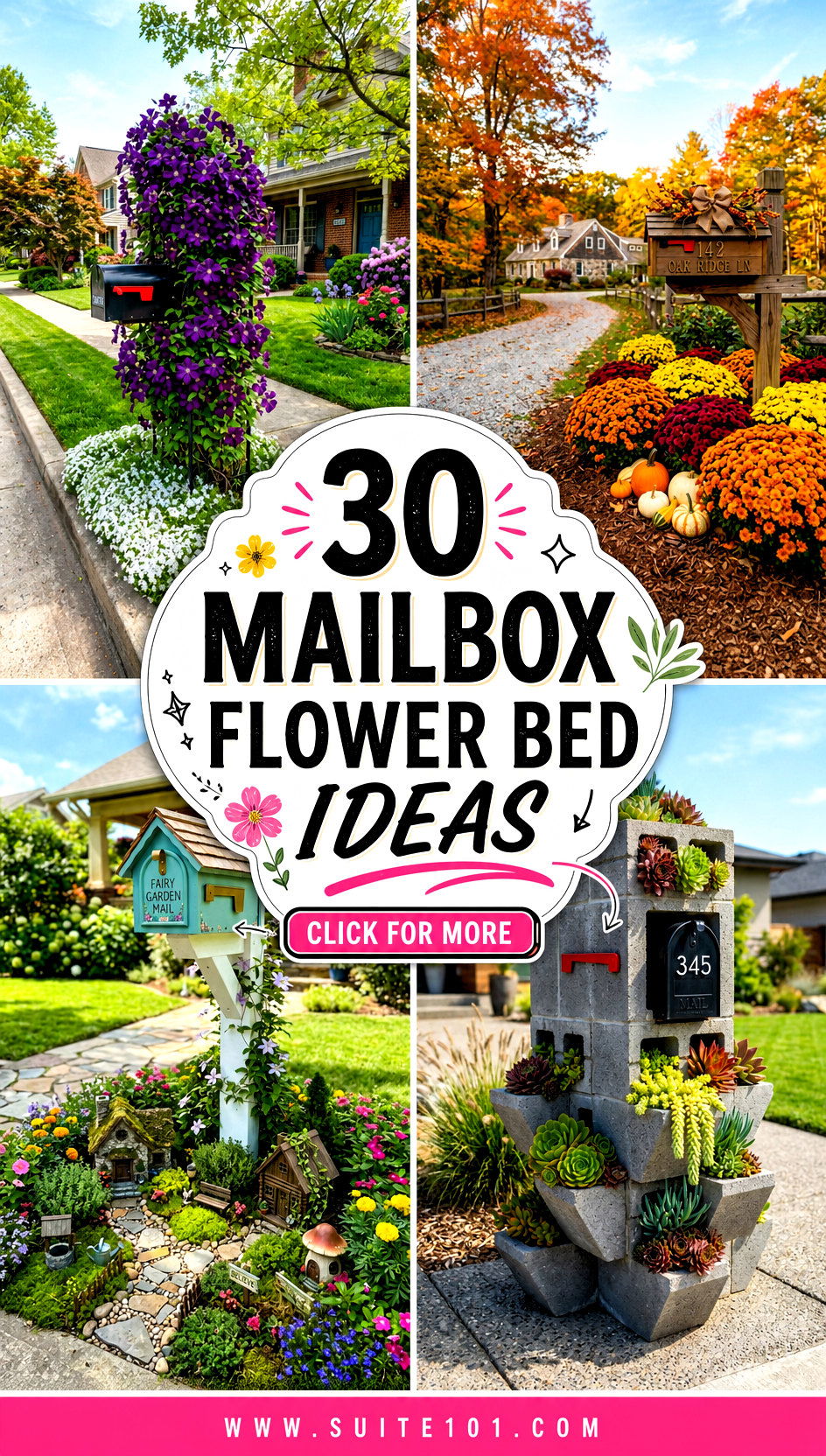 30 mailbox flower bed ideas Boost Curb Appeal All Season - 30 mailbox flower bed ideas: Boost Curb Appeal All Season