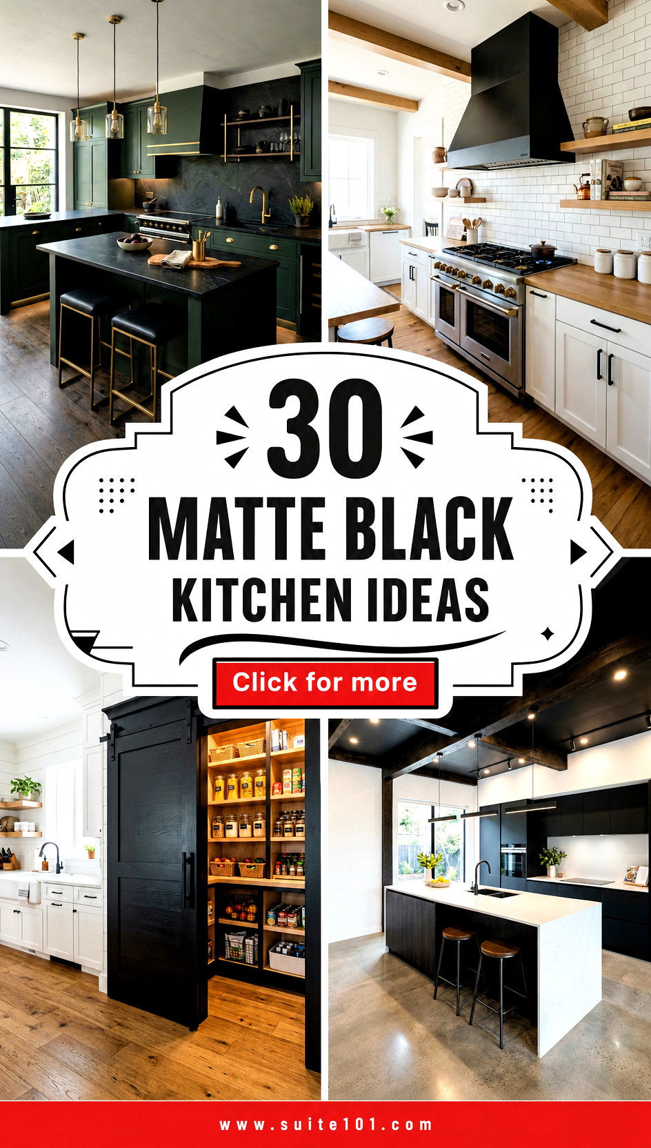 30 matte black kitchen ideas for a Bold Modern Upgrade - 30 matte black kitchen ideas for a Bold, Modern Upgrade