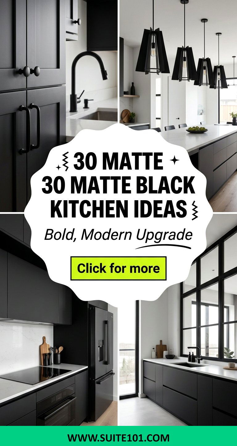 30 matte black kitchen ideas for a Bold Modern Upgrade - 30 matte black kitchen ideas for a Bold, Modern Upgrade