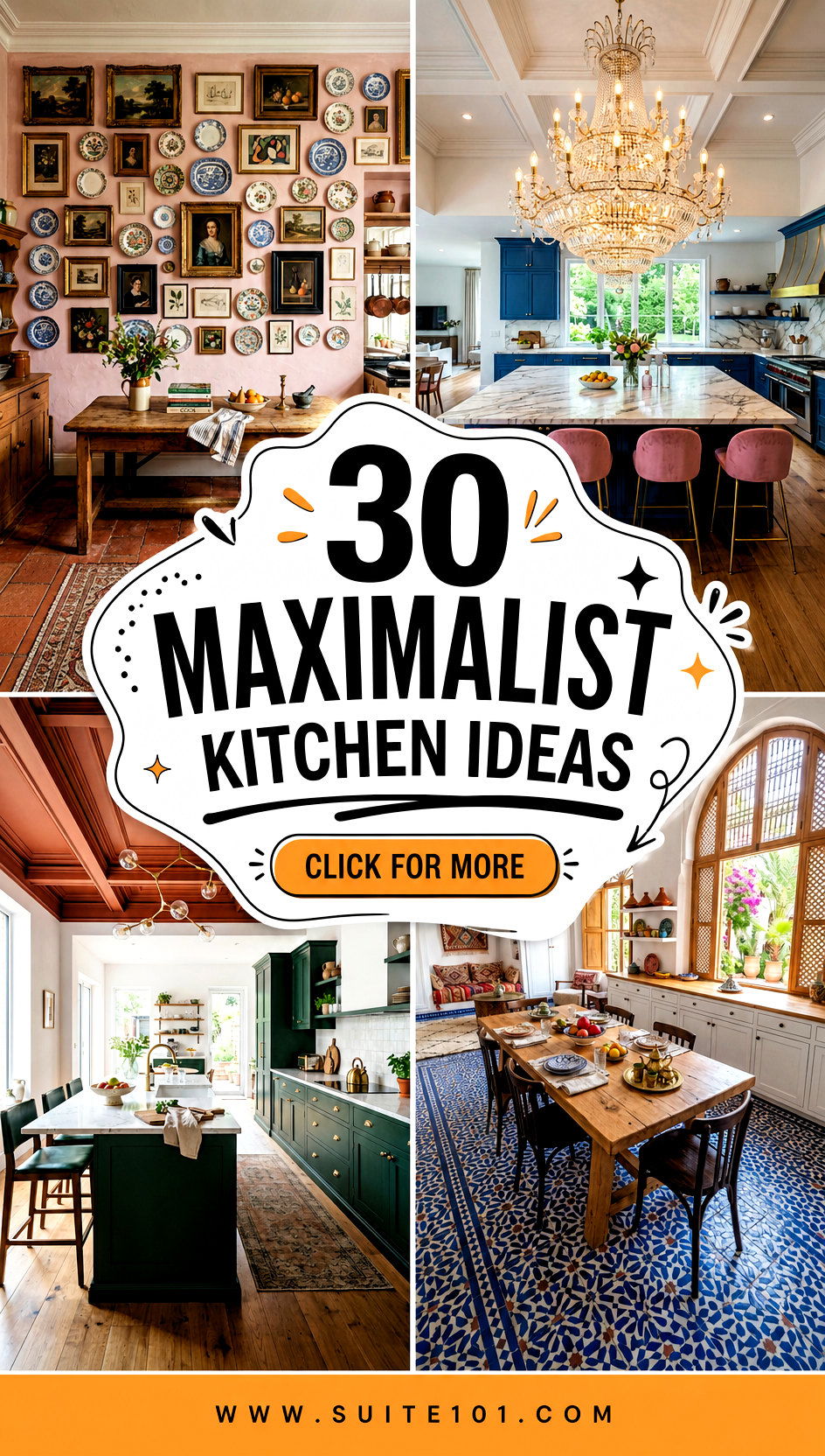 30 maximalist kitchen ideas for Showstopping Style and Storage - 30 maximalist kitchen ideas for Showstopping Style and Storage