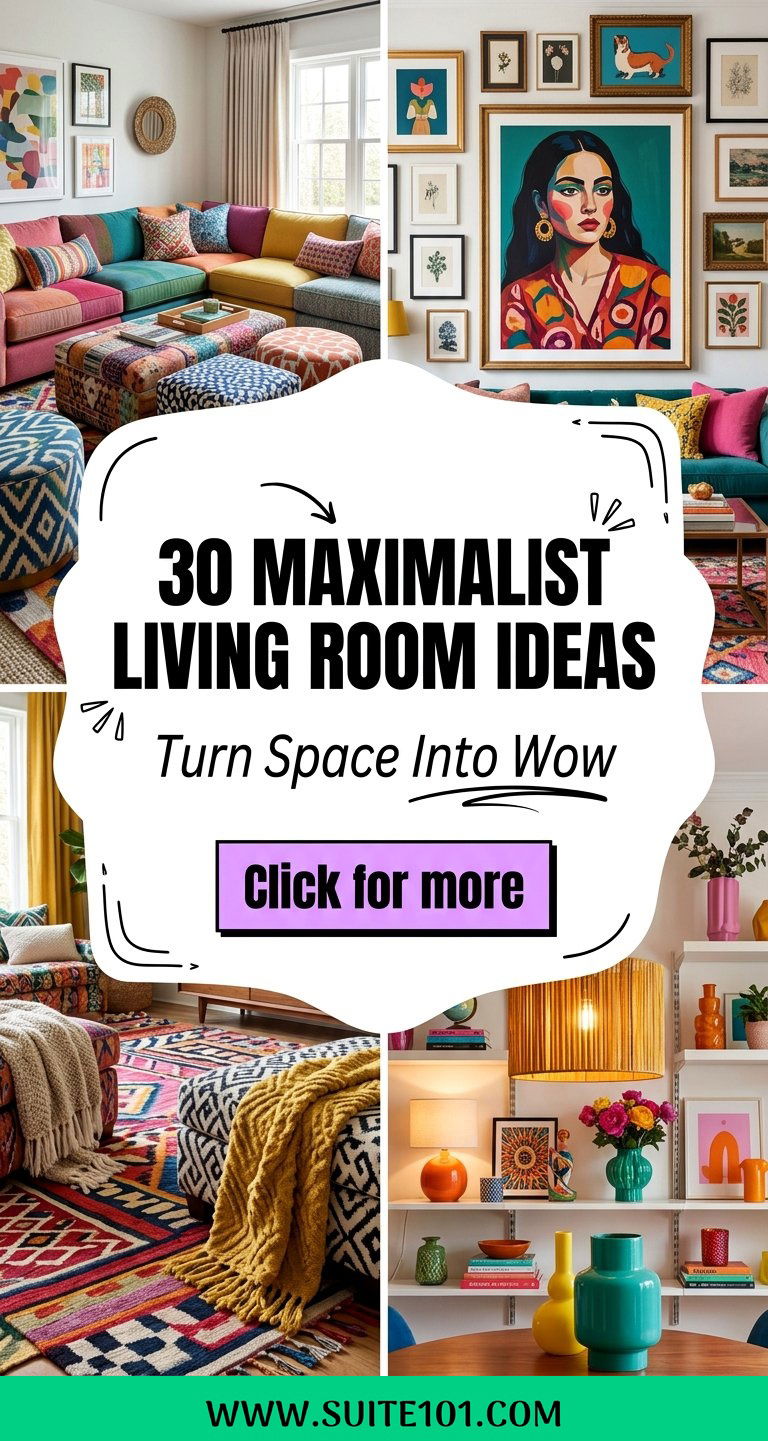 30 maximalist living room ideas to Turn Your Space Into Wow - 30 maximalist living room ideas to Turn Your Space Into Wow