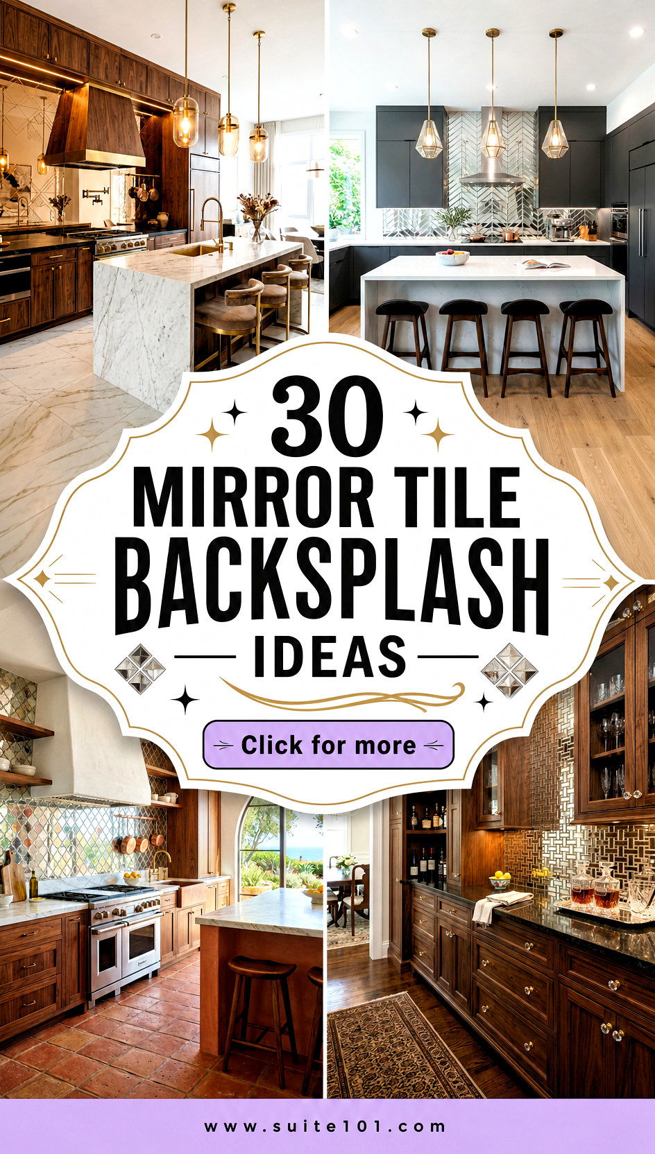 30 mirror tile backsplash ideas Add Glam Boost Light Look Bigger - 30 mirror tile backsplash ideas: Add Glam, Boost Light, Look Bigger