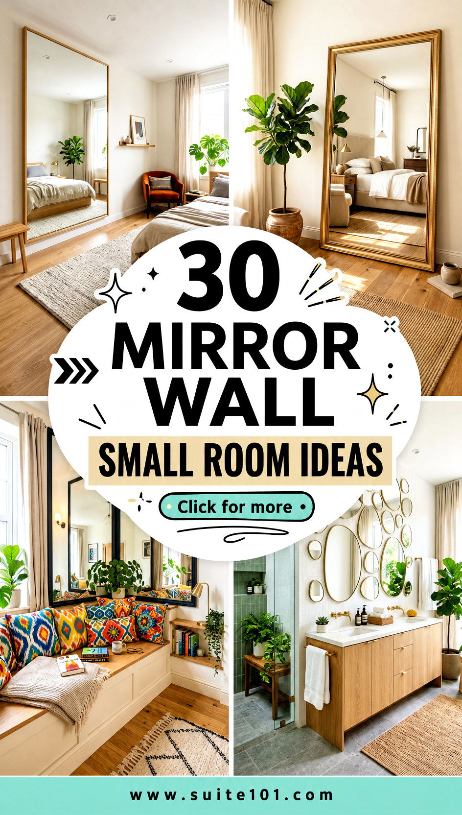 30 mirror wall small room ideas Boost Light And Visually Expand - 30 mirror wall small room ideas: Boost Light And Visually Expand