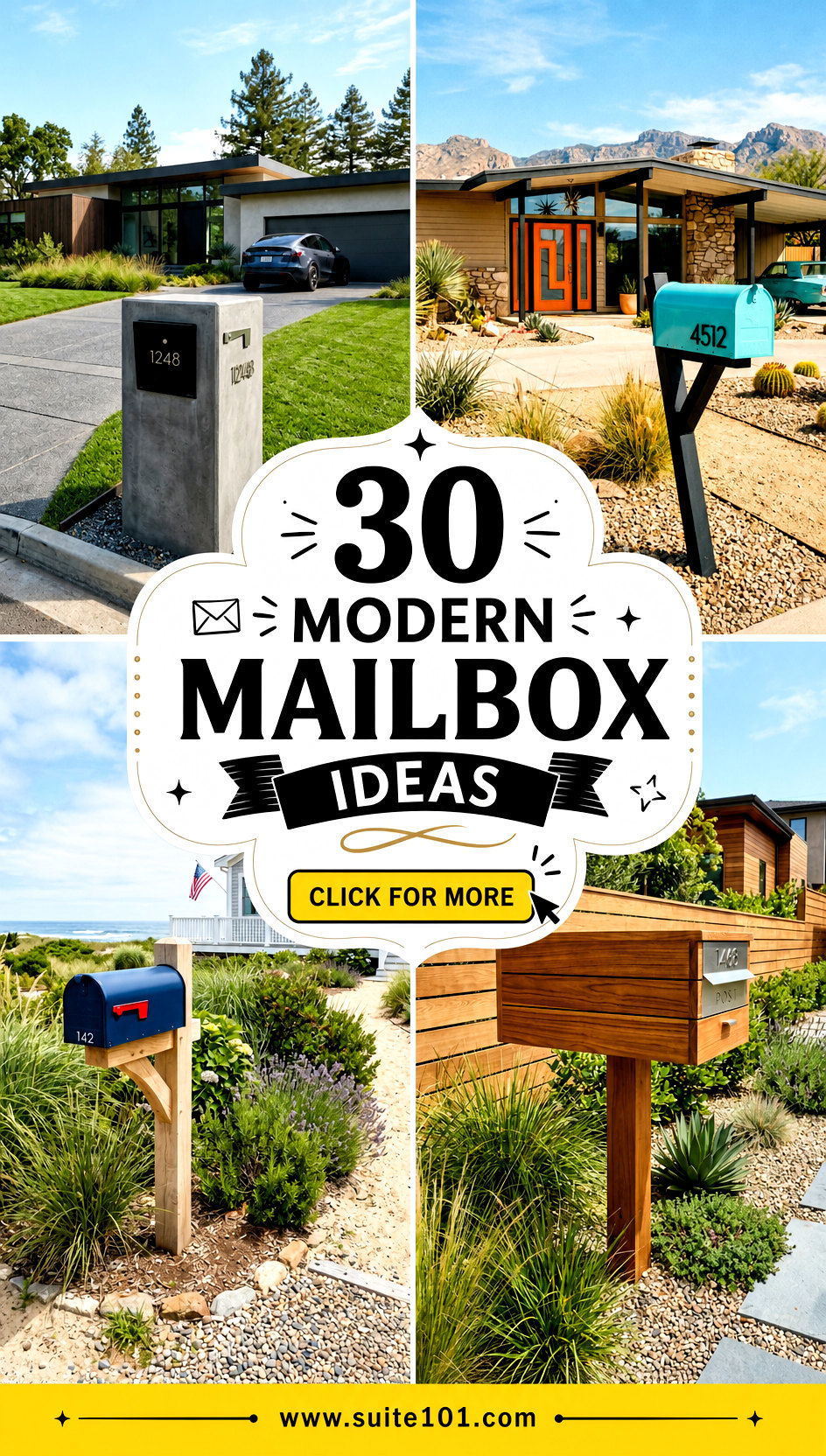 30 modern mailbox ideas Sleek Designs For A Cleaner Curb - 30 modern mailbox ideas: Sleek Designs For A Cleaner Curb