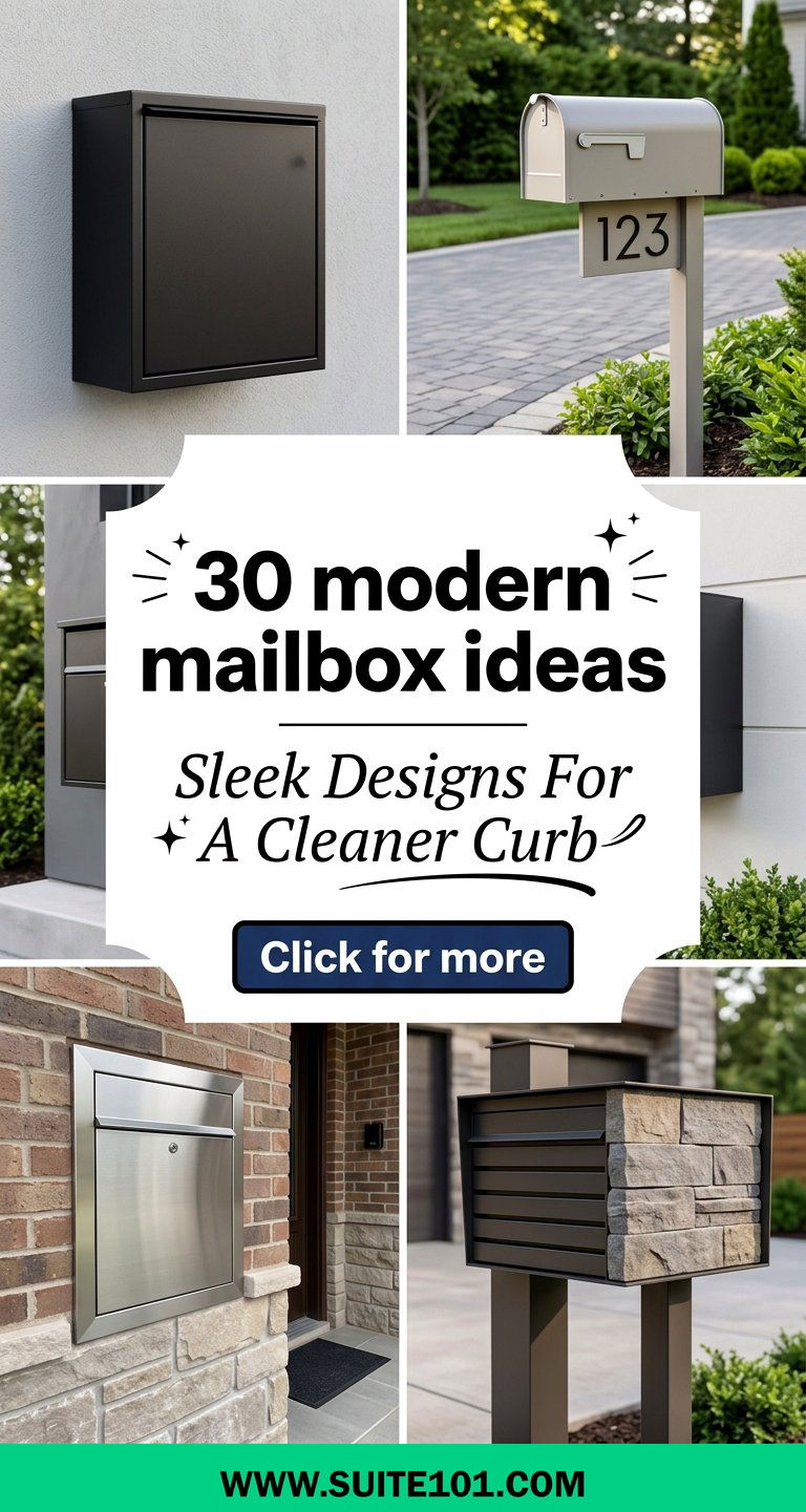 30 modern mailbox ideas Sleek Designs For A Cleaner Curb - 30 modern mailbox ideas: Sleek Designs For A Cleaner Curb