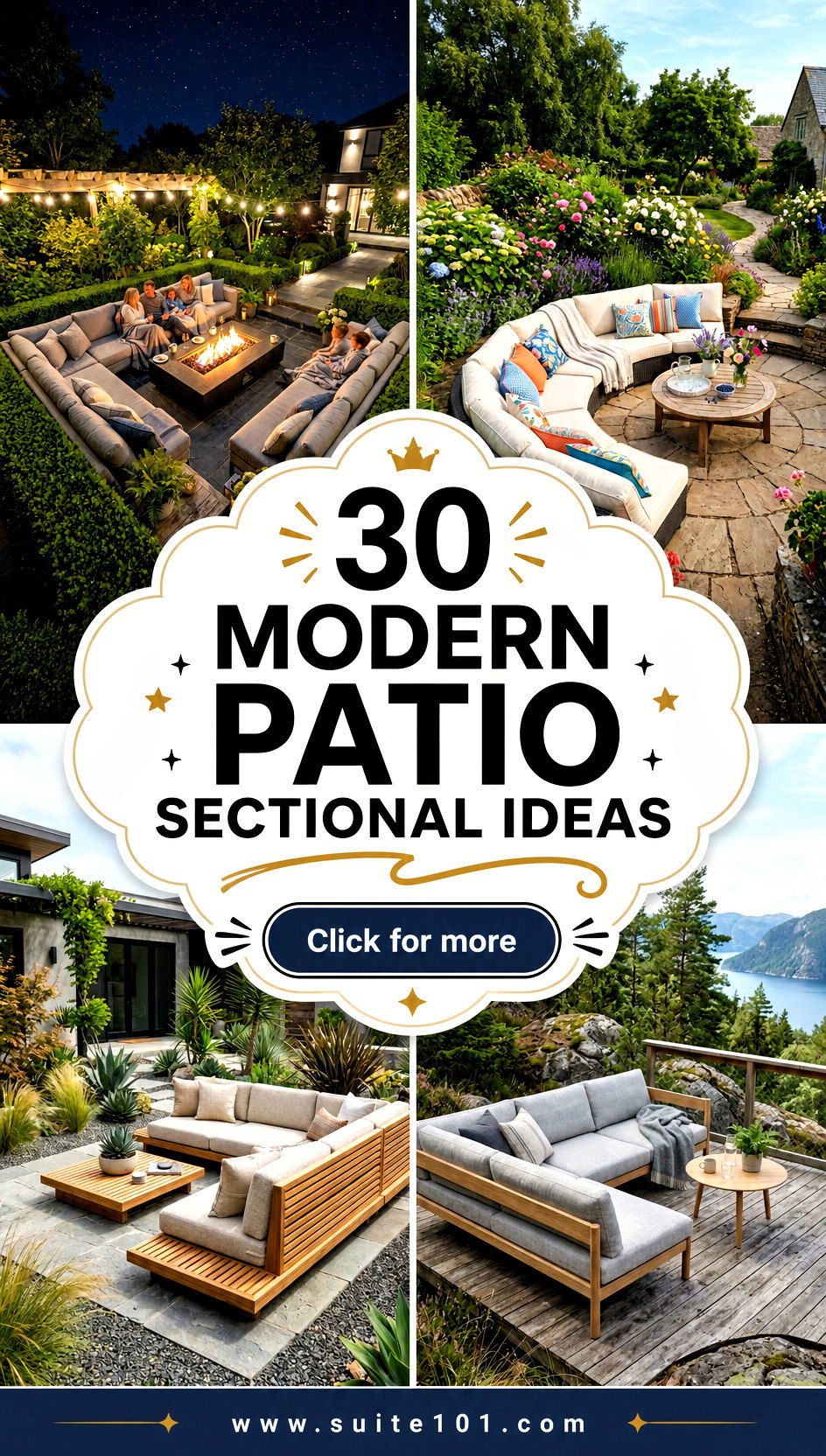 30 modern patio sectional ideas Stylish Outdoor Comfort - 30 modern patio sectional ideas: Stylish Outdoor Comfort