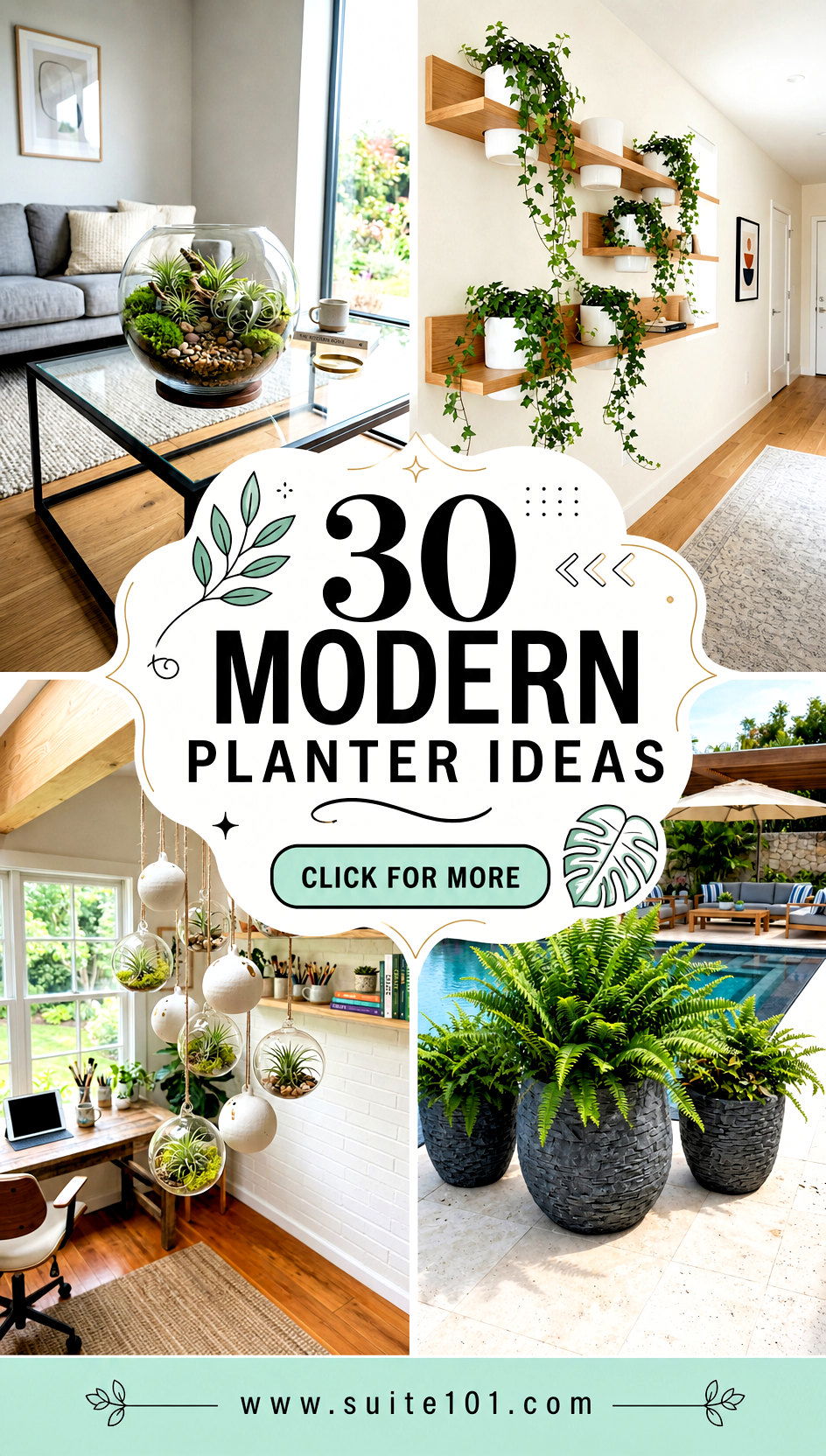 30 modern planter ideas Style Your Plants With Fresh Clean Lines - 30 modern planter ideas: Style Your Plants With Fresh Clean Lines