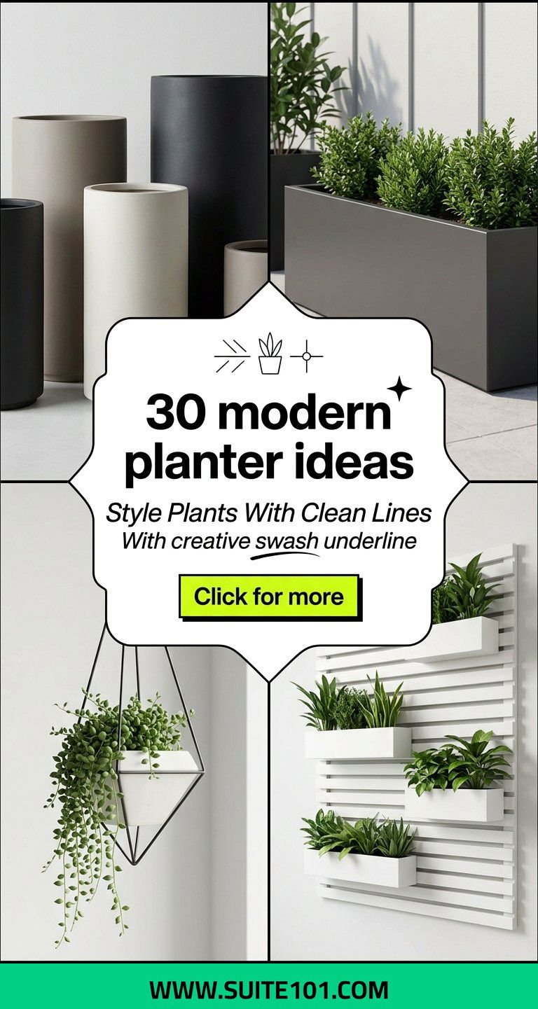 30 modern planter ideas Style Your Plants With Fresh Clean Lines - 30 modern planter ideas: Style Your Plants With Fresh Clean Lines